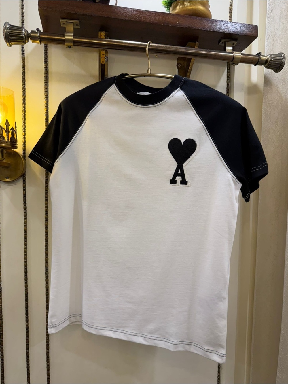 Ami Paris black heart short sleeve T-shirt - Picture 3 of 8